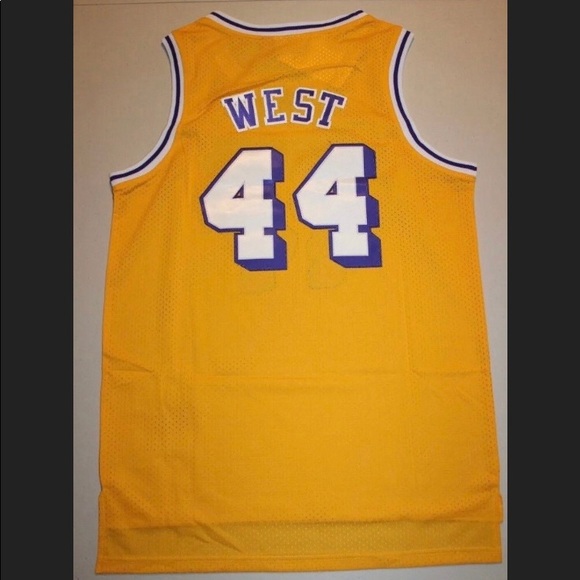 Los Angeles Lakers Jerry West 1971-1972 #44 Jersey Large Mitchell & Ness NWT - Picture 2 of 2